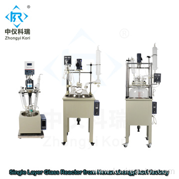 DF-50L Lab glass reactor with bath